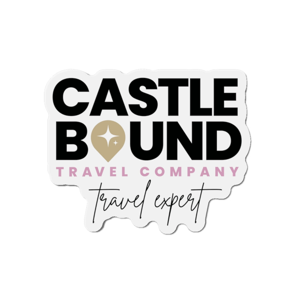 Castle Bound Travel Expert 6x6 Car Magnet